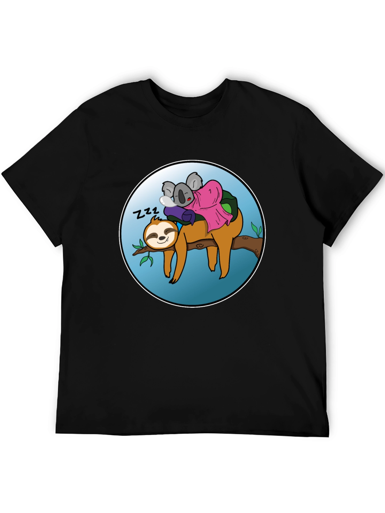 Sloth & Koala Nap Buddies Graphic T-Shirt