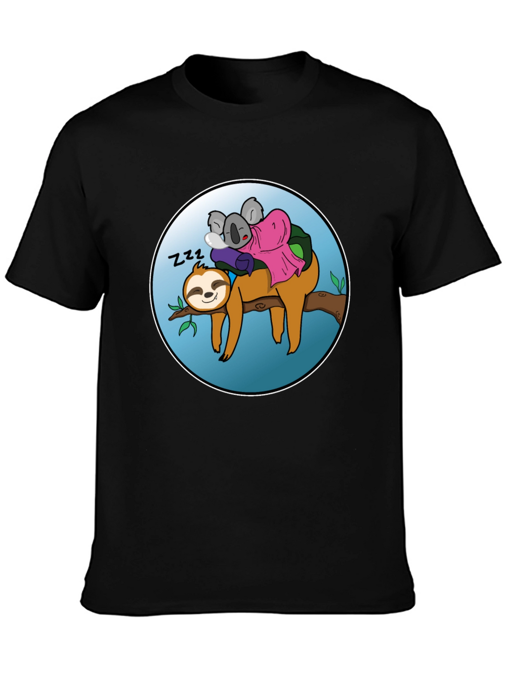 Sloth & Koala Nap Buddies Graphic T-Shirt