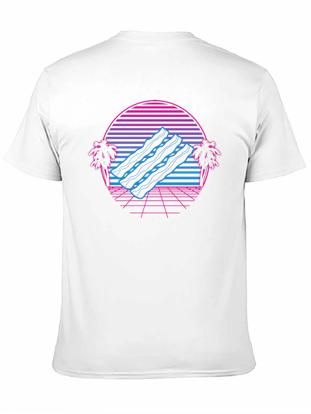 Retro Bacon Wave T-Shirt - Classic Comfort