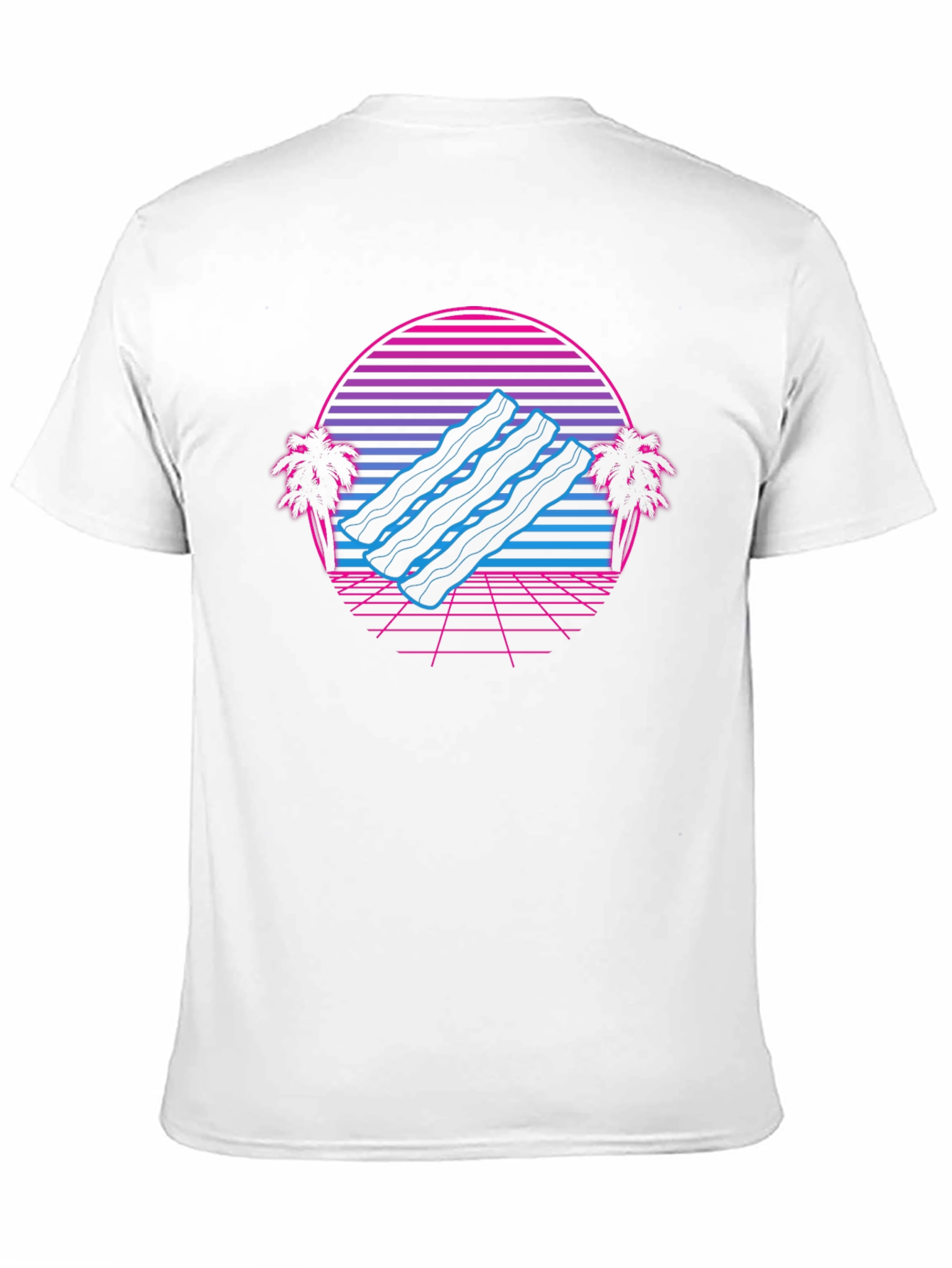 Retro Bacon Wave T-Shirt - Classic Comfort