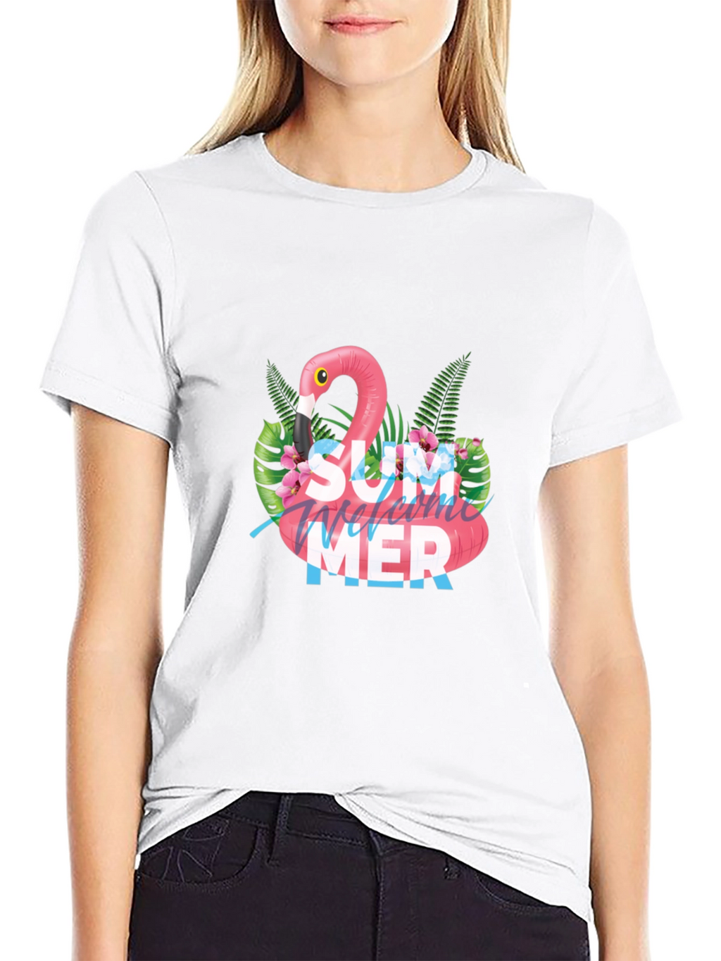Summer Flamingo Graphic Tee
