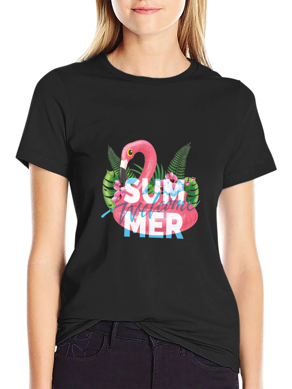 Summer Flamingo Graphic Tee