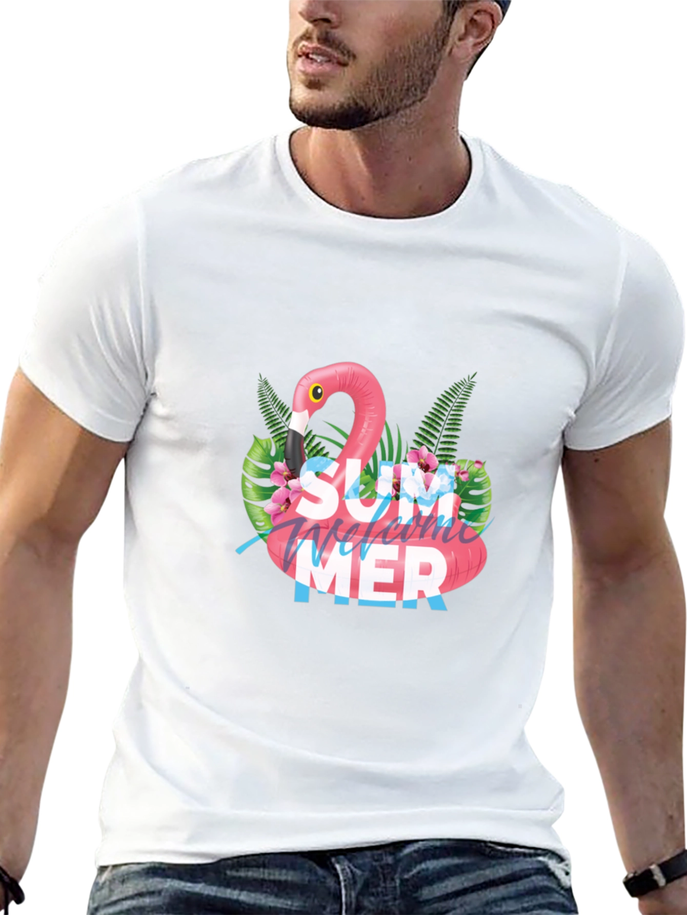 Summer Flamingo Graphic Tee