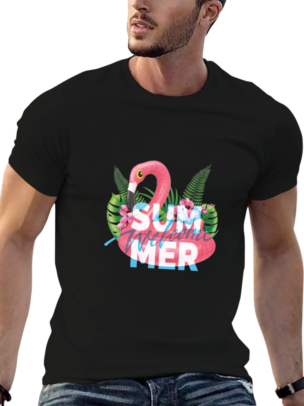 Summer Flamingo Graphic Tee