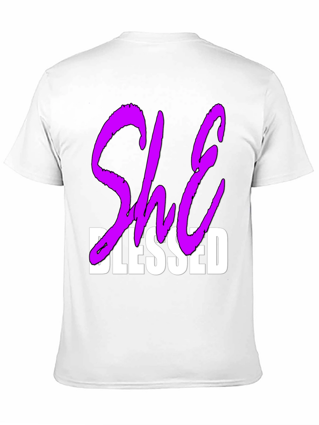 She Blessed Graphic T-Shirt - Black