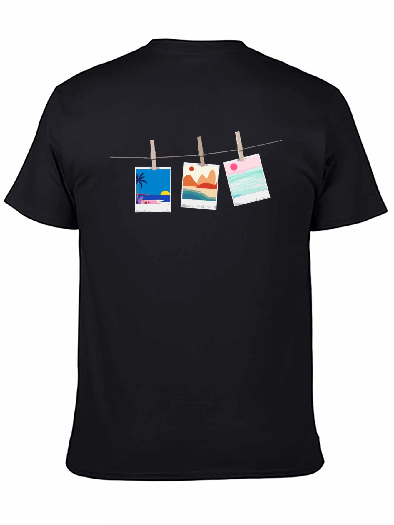 Hanging Photo T-Shirt - Beach Vibes