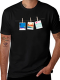 Hanging Photo T-Shirt - Beach Vibes