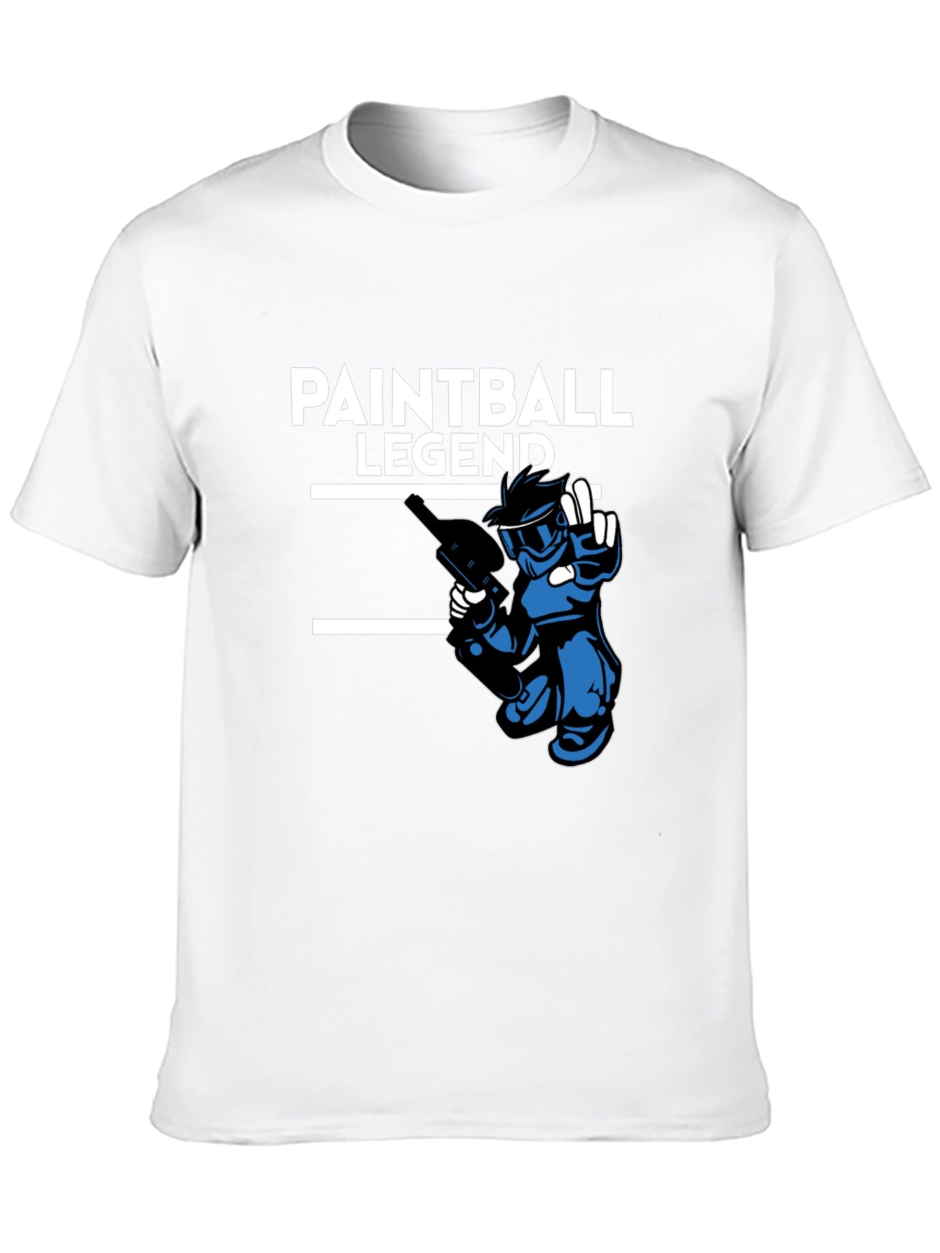 Paintball Legend Black Graphic Tee