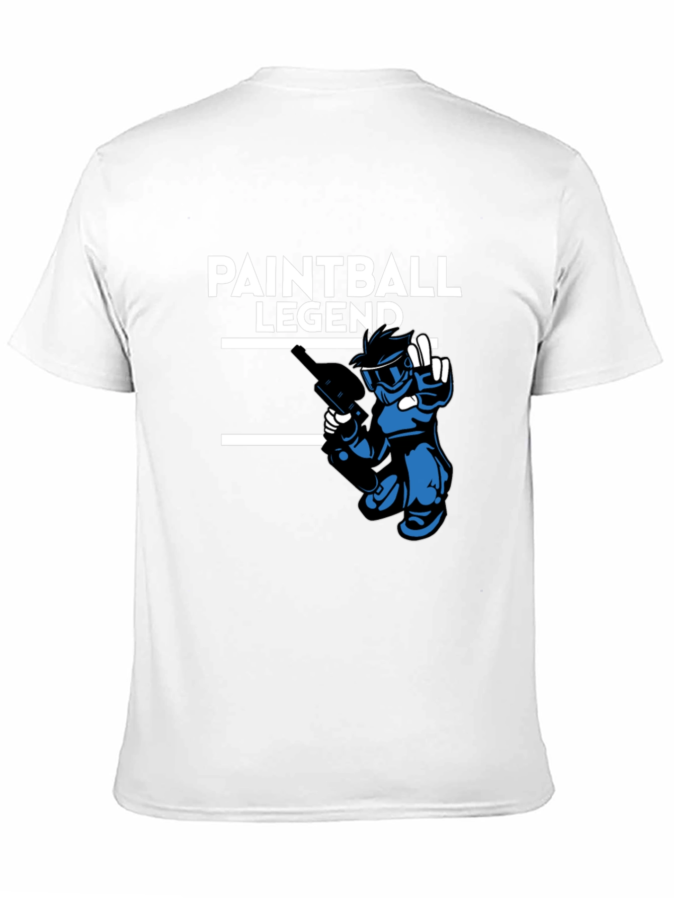Paintball Legend Black Graphic Tee