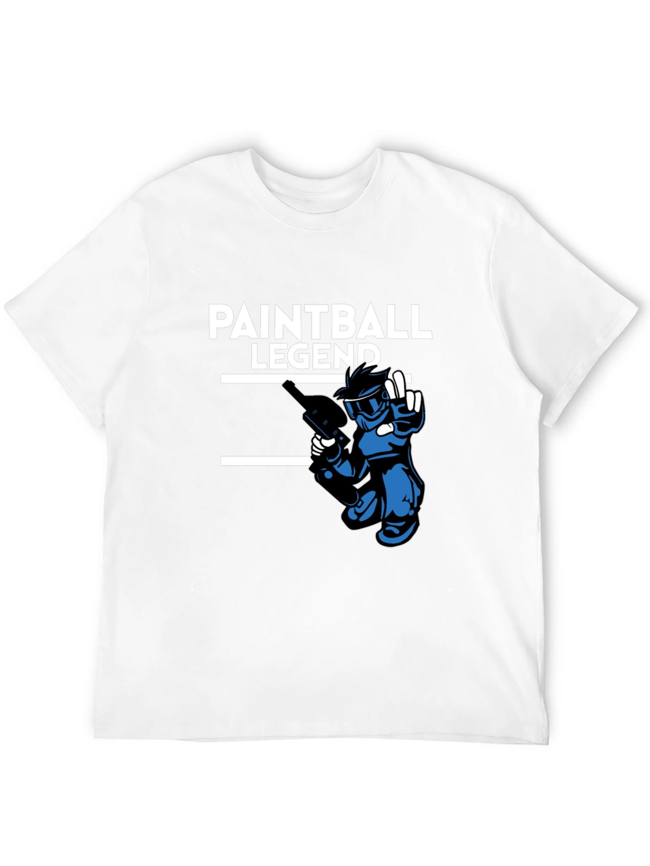 Paintball Legend Black Graphic Tee