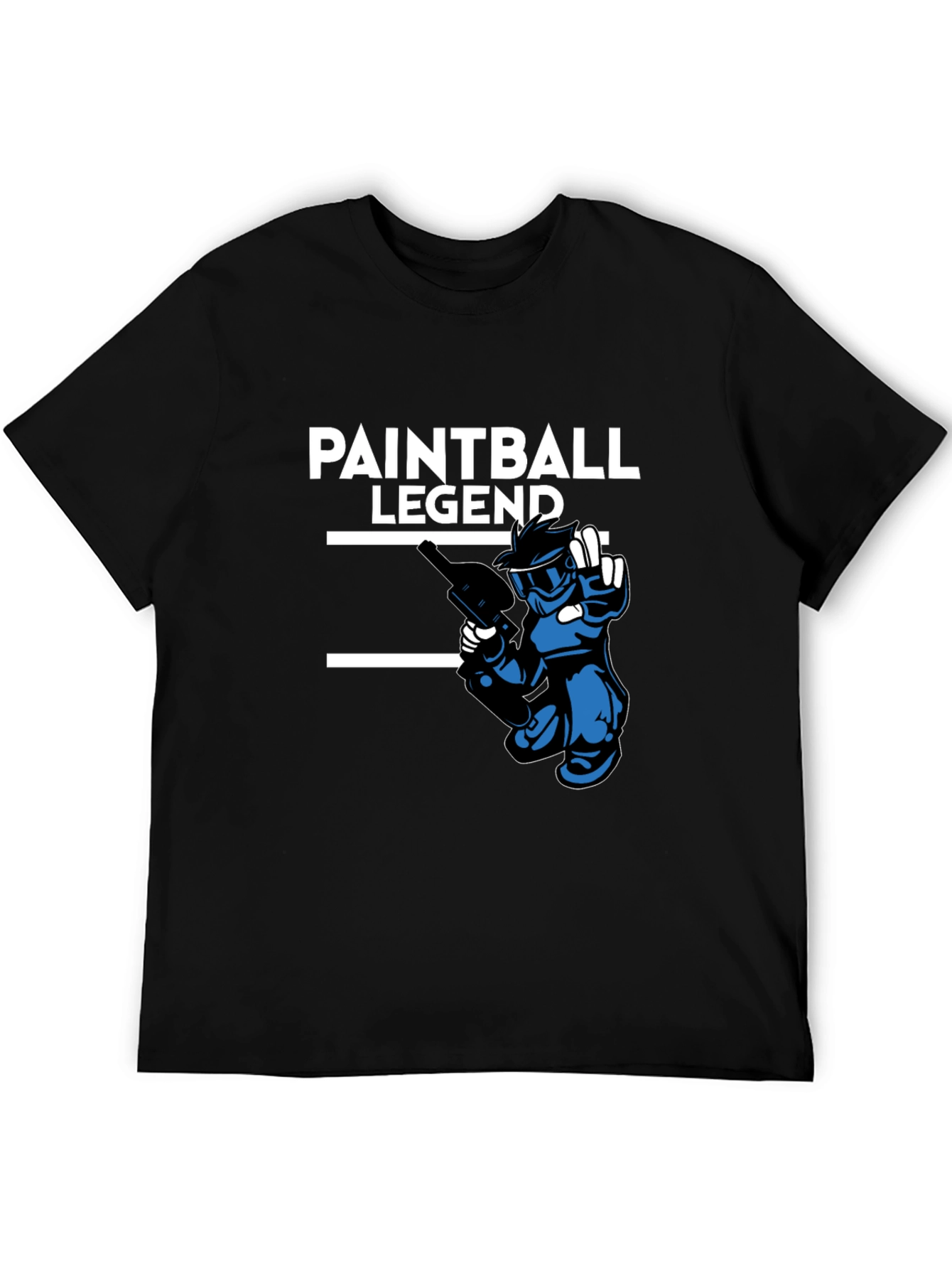 Paintball Legend Black Graphic Tee