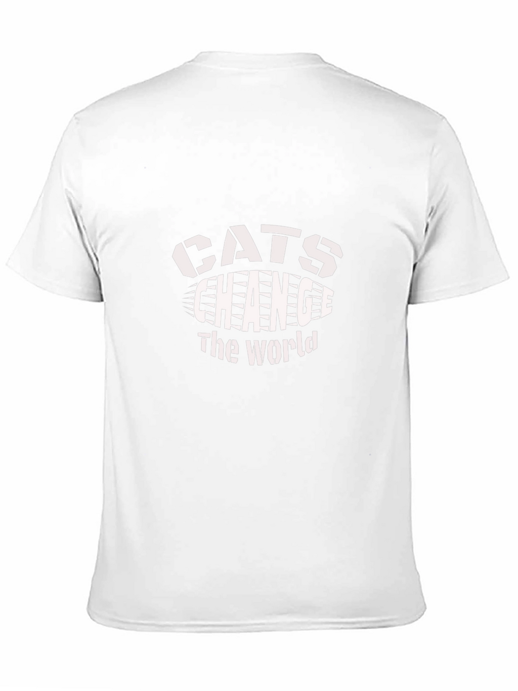 Cats Change The World Black Graphic Tee