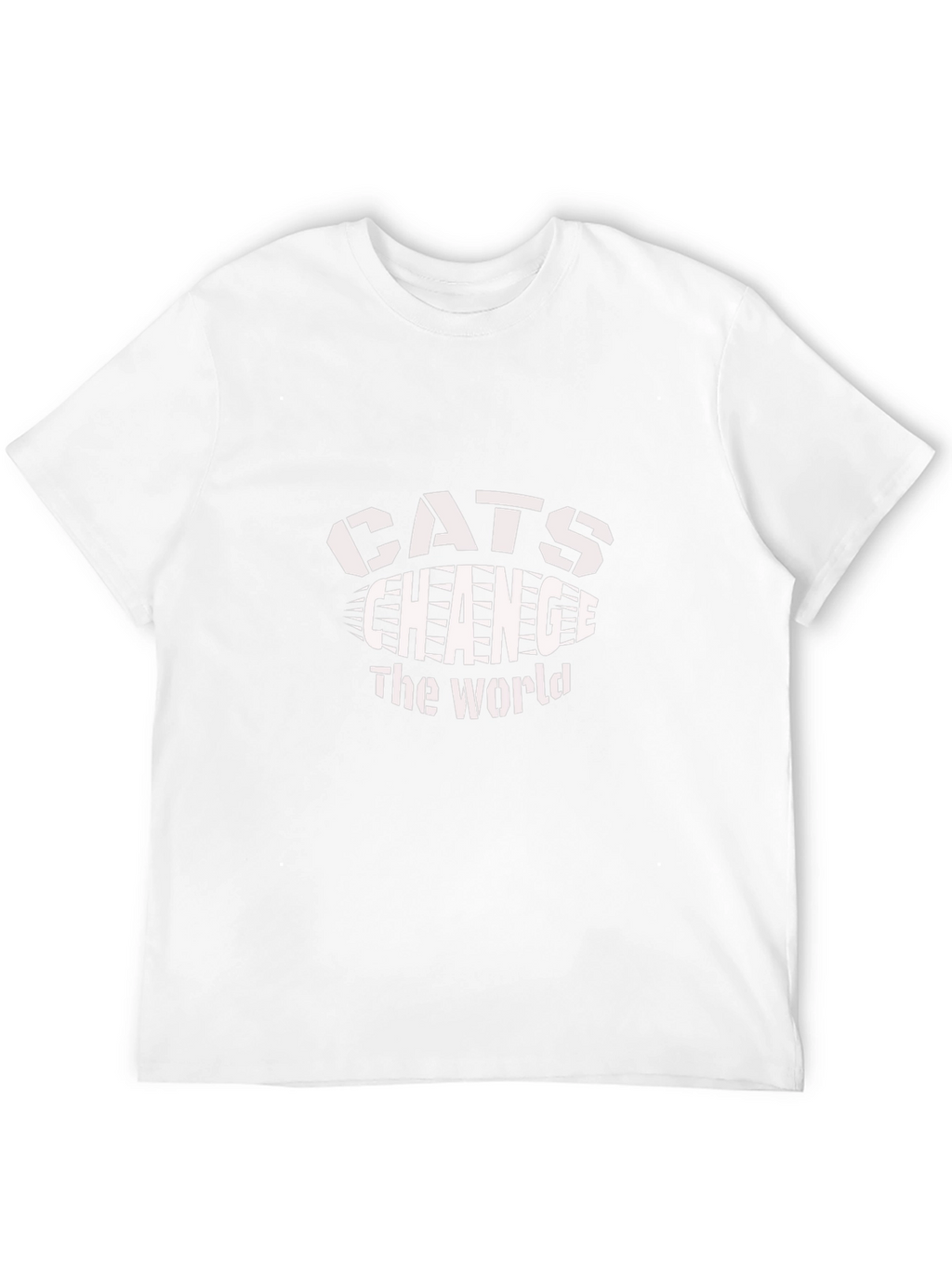 Cats Change The World Black Graphic Tee