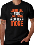 Motivational Gym T-Shirt - Do Ten More