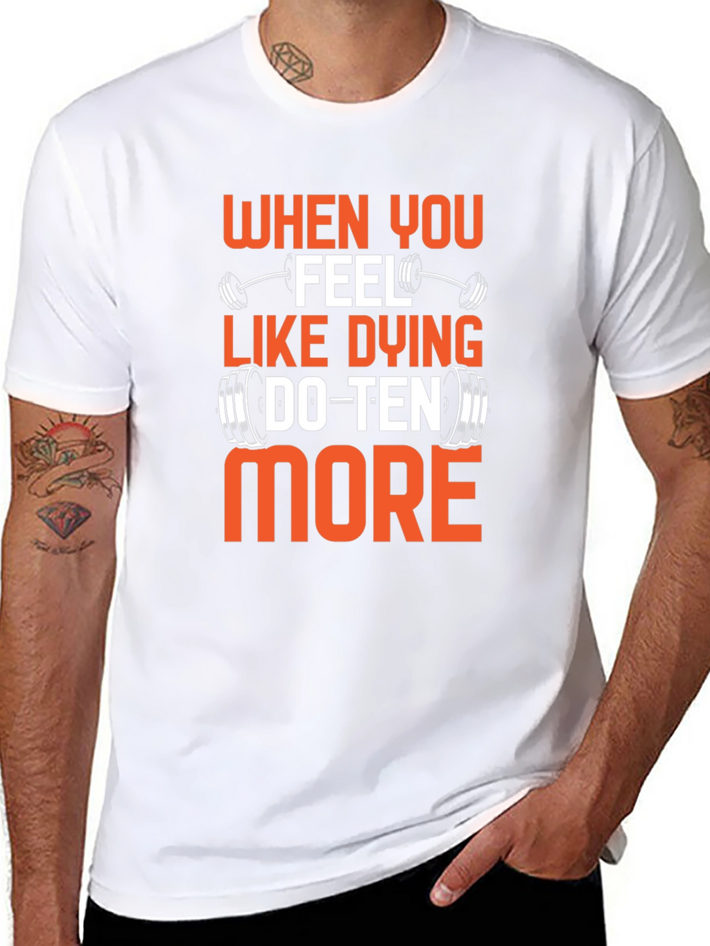 Motivational Gym T-Shirt - Do Ten More