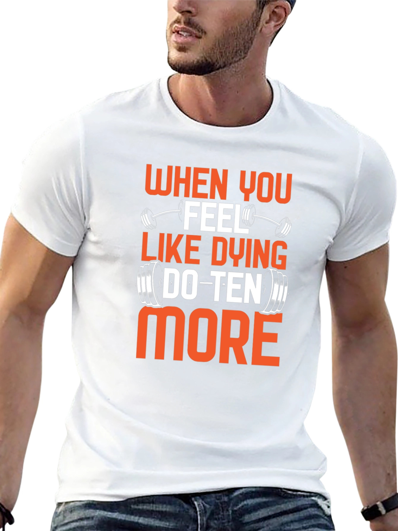 Motivational Gym T-Shirt - Do Ten More