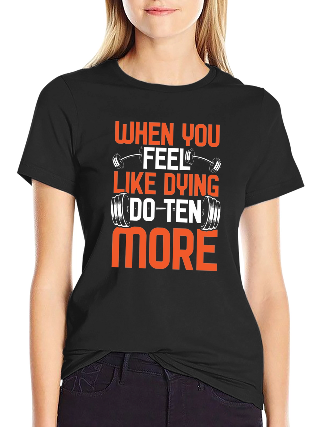 Motivational Gym T-Shirt - Do Ten More