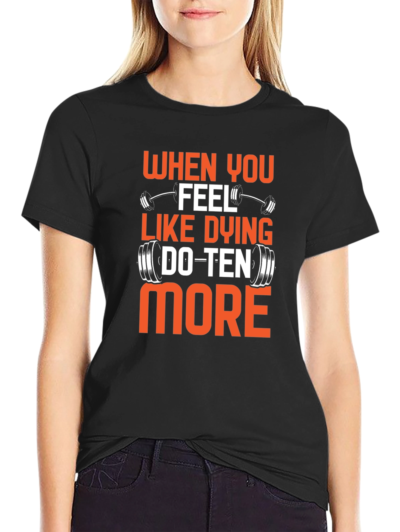 Motivational Gym T-Shirt - Do Ten More