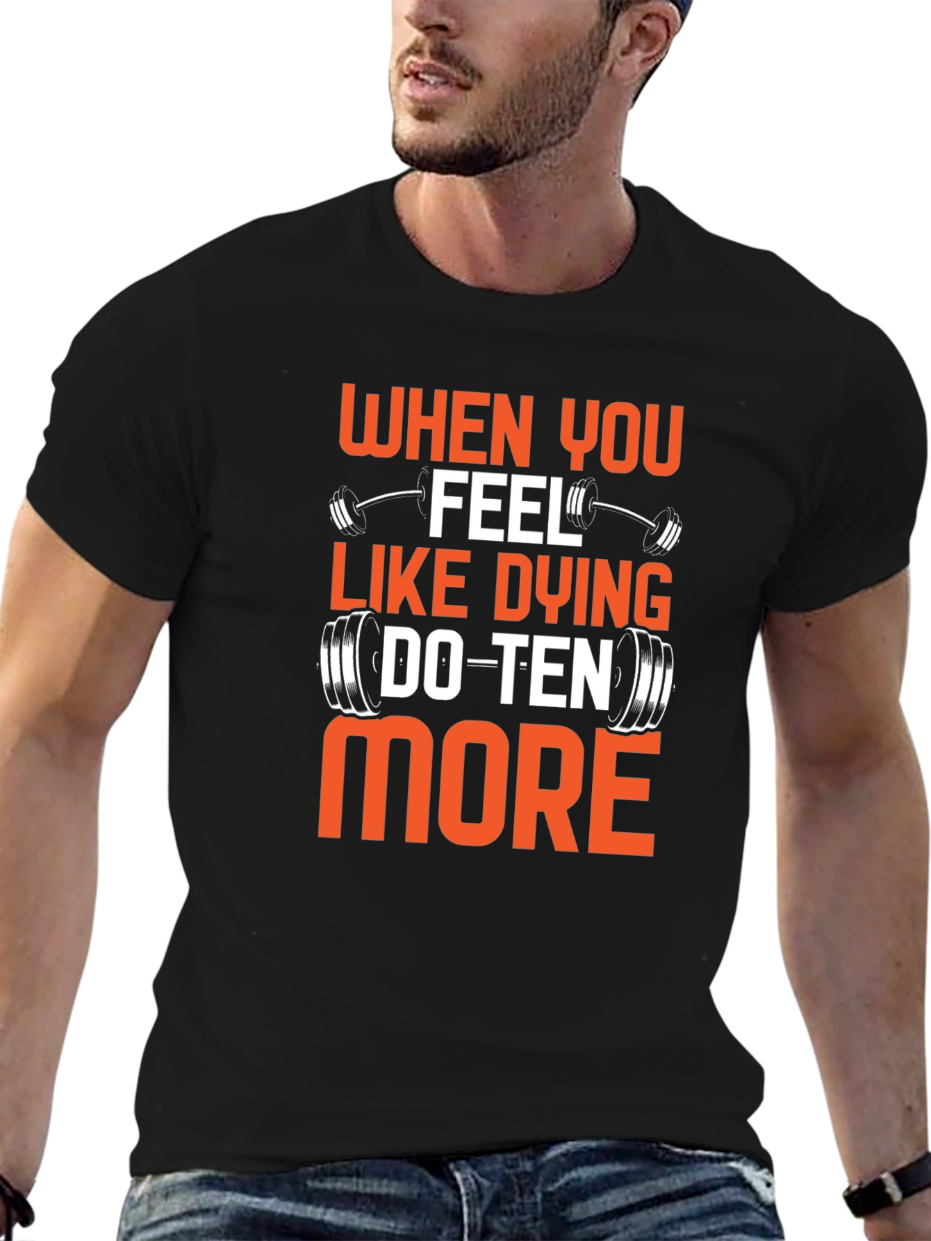 Motivational Gym T-Shirt - Do Ten More