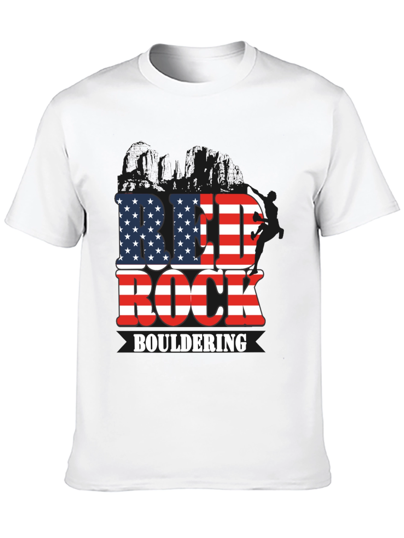 Red Rock Bouldering Patriotic T-Shirt