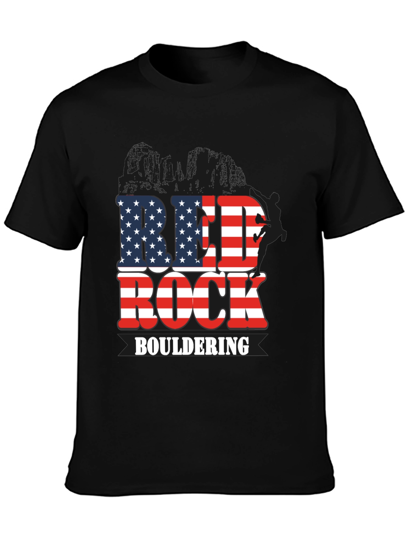 Red Rock Bouldering Patriotic T-Shirt