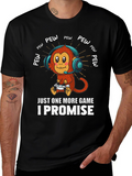 Gamer Monkey T-Shirt - Just One More Game