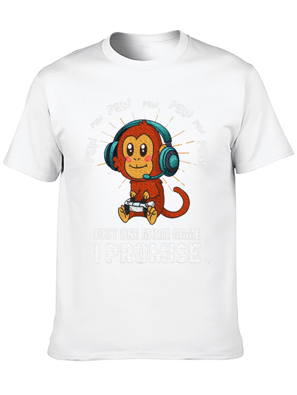 Gamer Monkey T-Shirt - Just One More Game