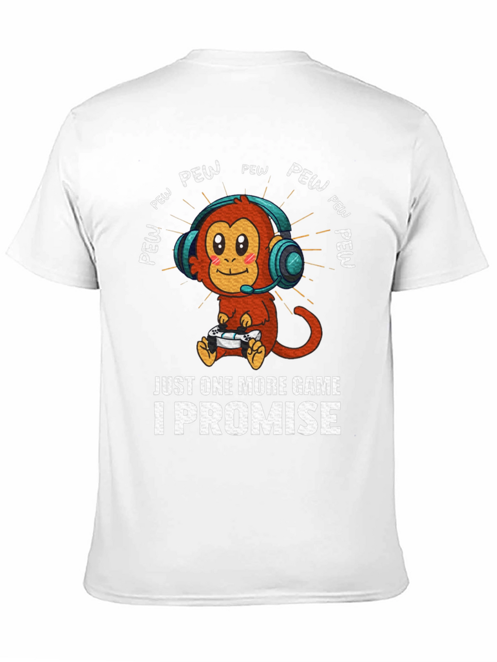 Gamer Monkey T-Shirt - Just One More Game