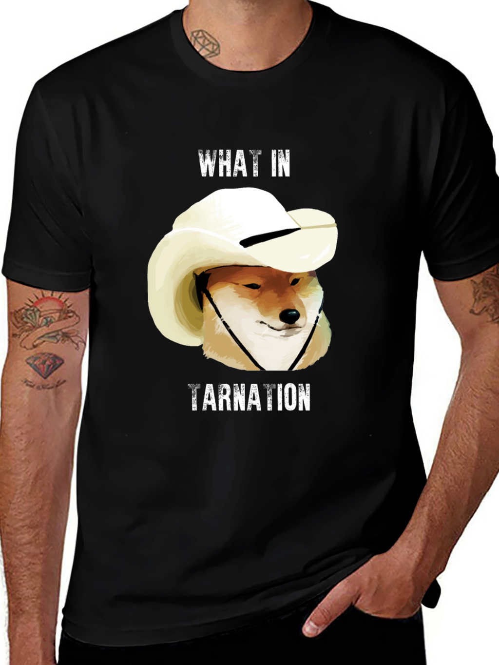What In Tarnation Doge Meme T-Shirt