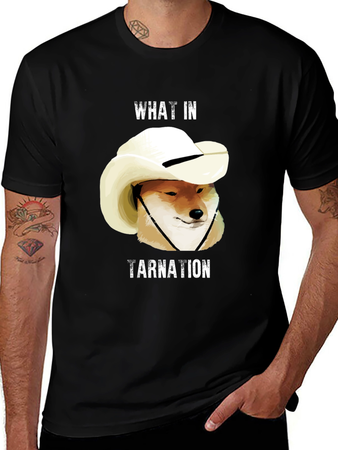 What In Tarnation Doge Meme T-Shirt
