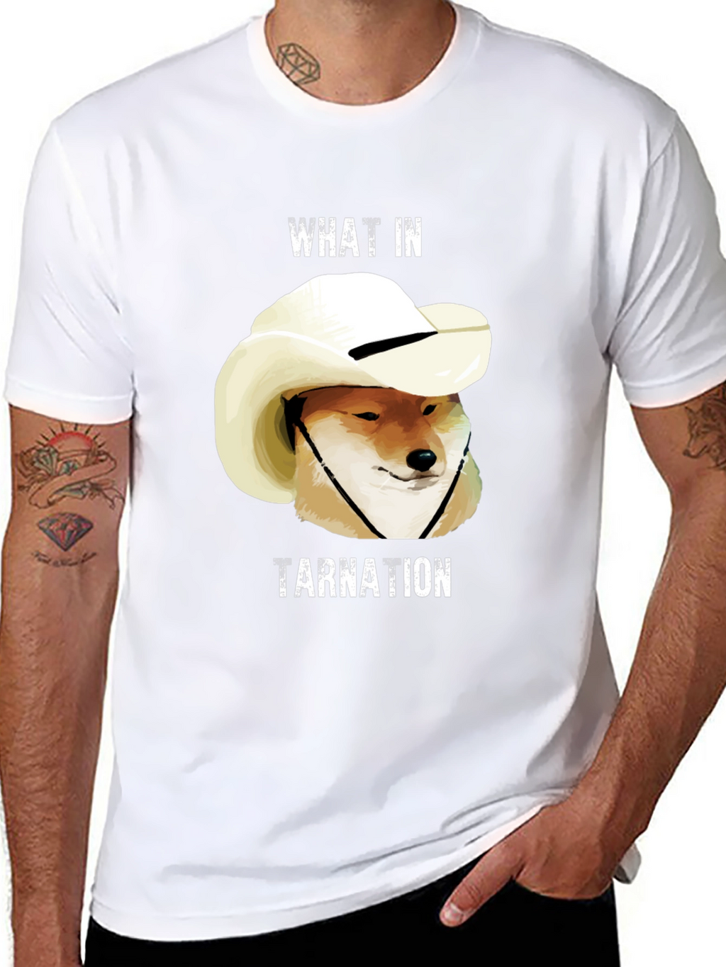 What In Tarnation Doge Meme T-Shirt