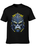 Cyborg Face Graphic T-Shirt