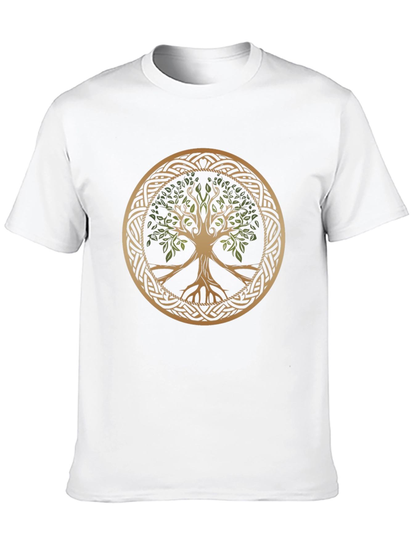 Tree of Life Graphic Tee - Celtic Knot Design