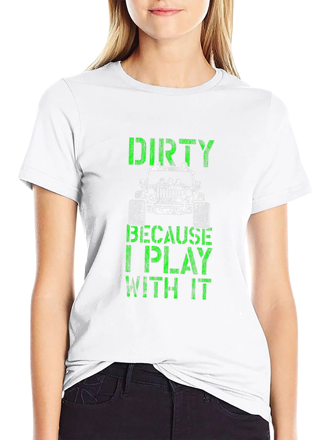 Dirty Jeep Graphic T-Shirt - Off-Roading Fun!