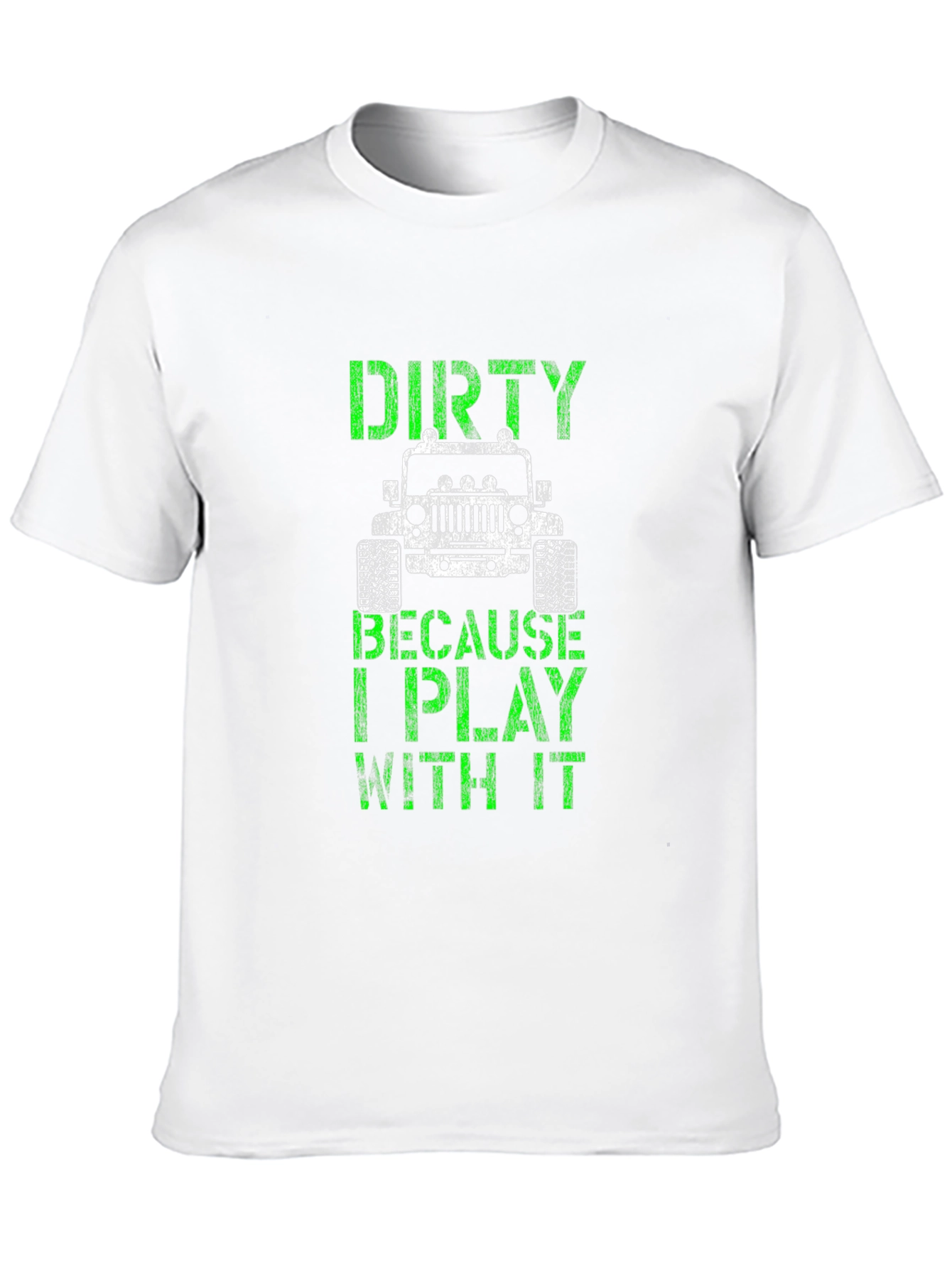 Dirty Jeep Graphic T-Shirt - Off-Roading Fun!