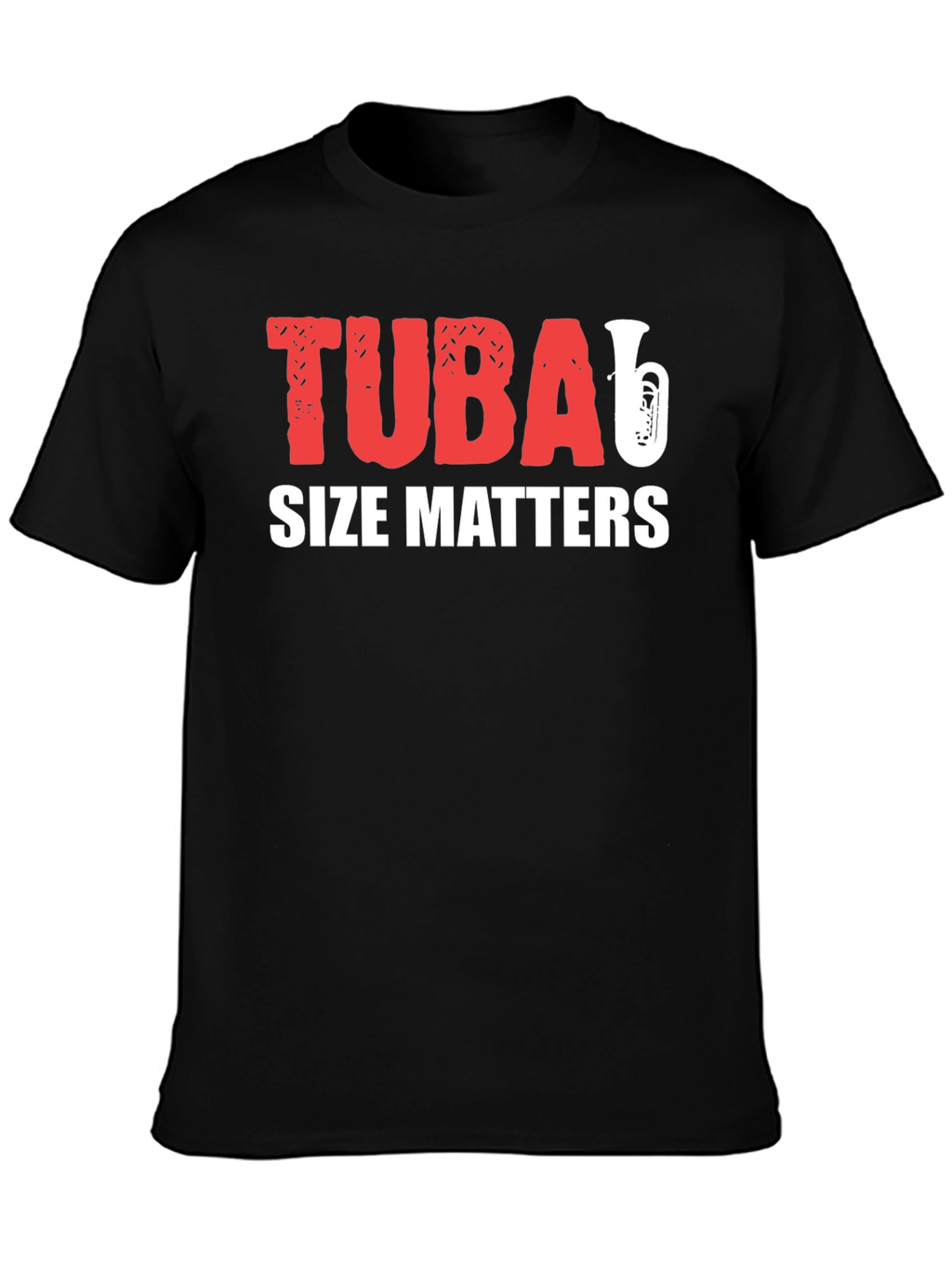 Tuba Size Matters Funny Music T-Shirt