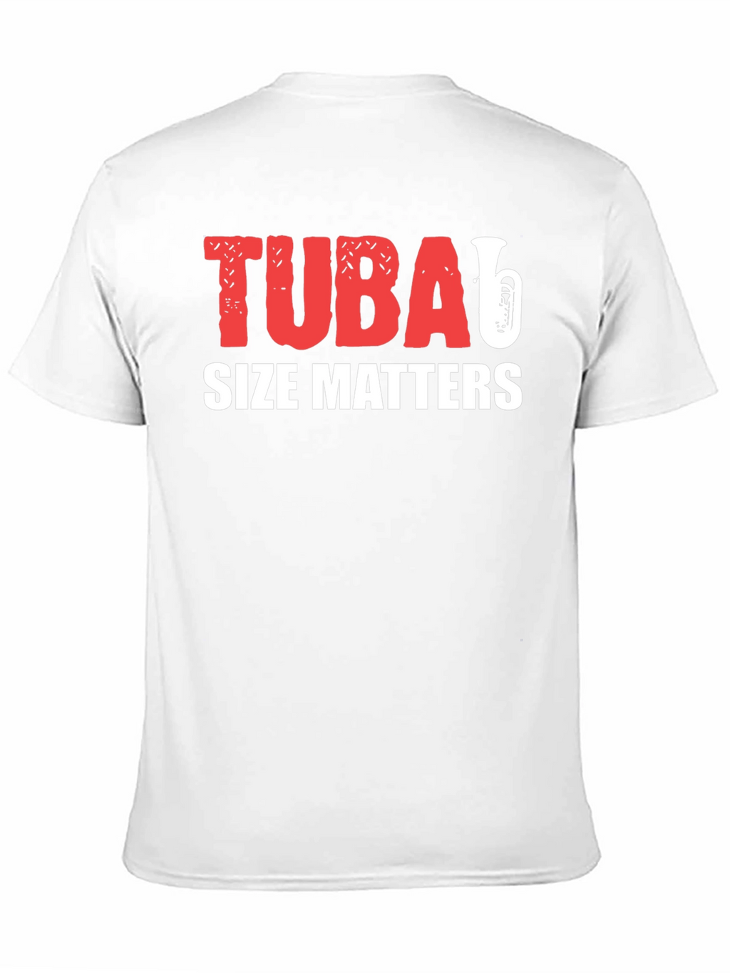Tuba Size Matters Funny Music T-Shirt