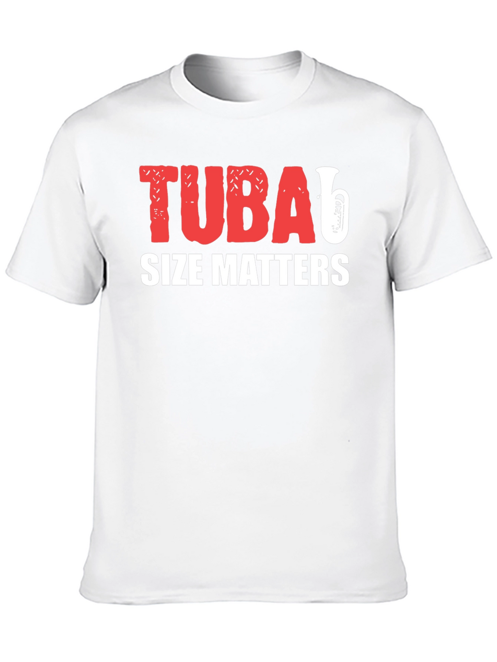 Tuba Size Matters Funny Music T-Shirt