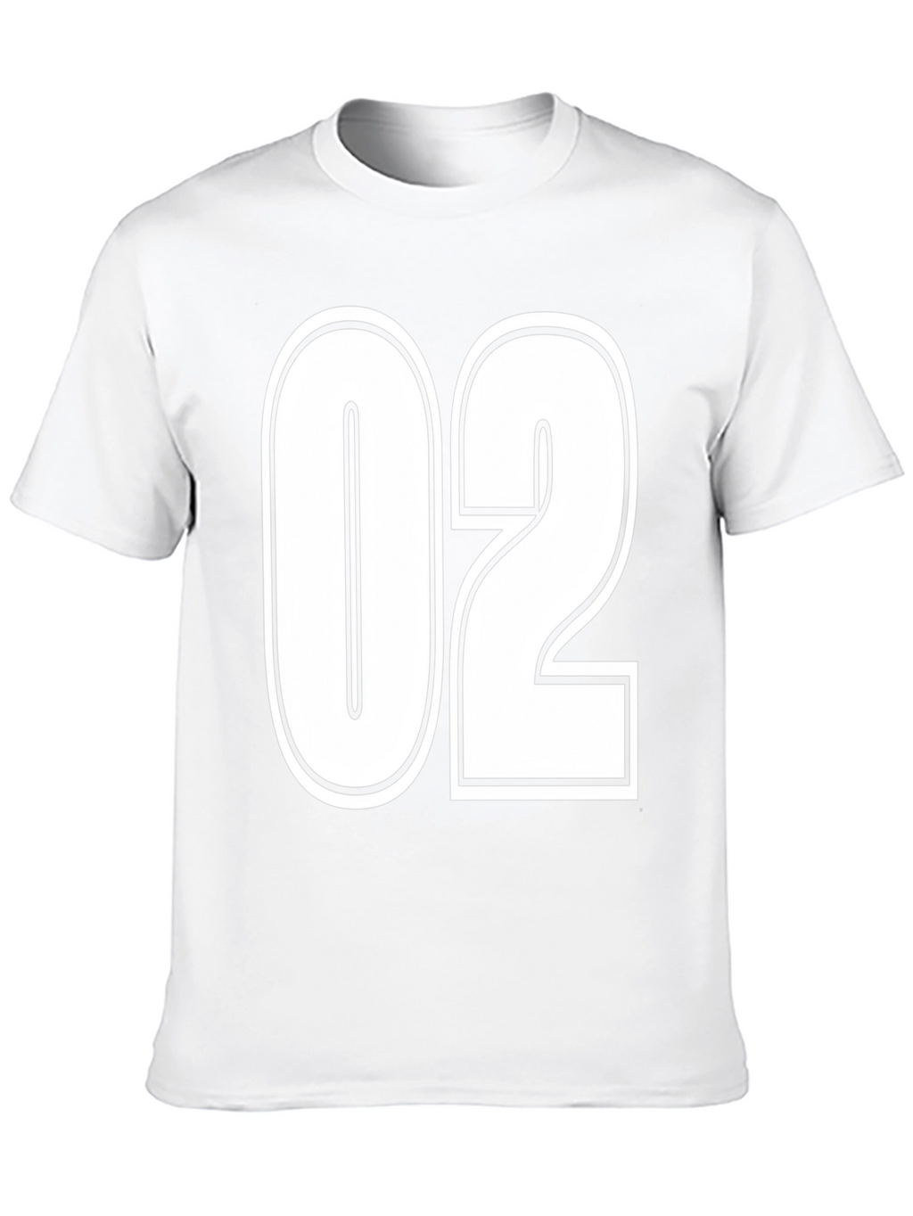 Mens Black Graphic T-Shirt with 02 Design