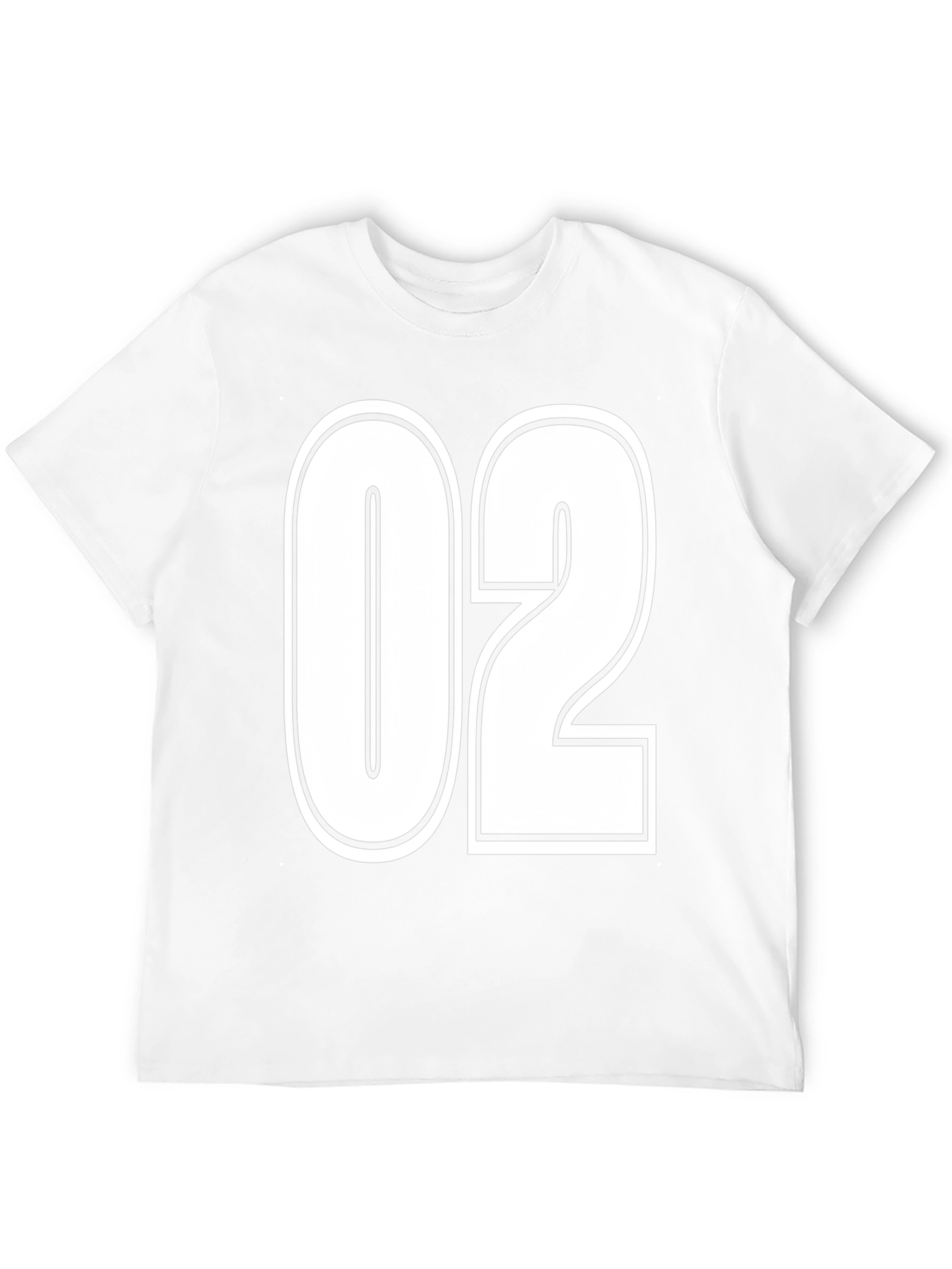 Mens Black Graphic T-Shirt with 02 Design