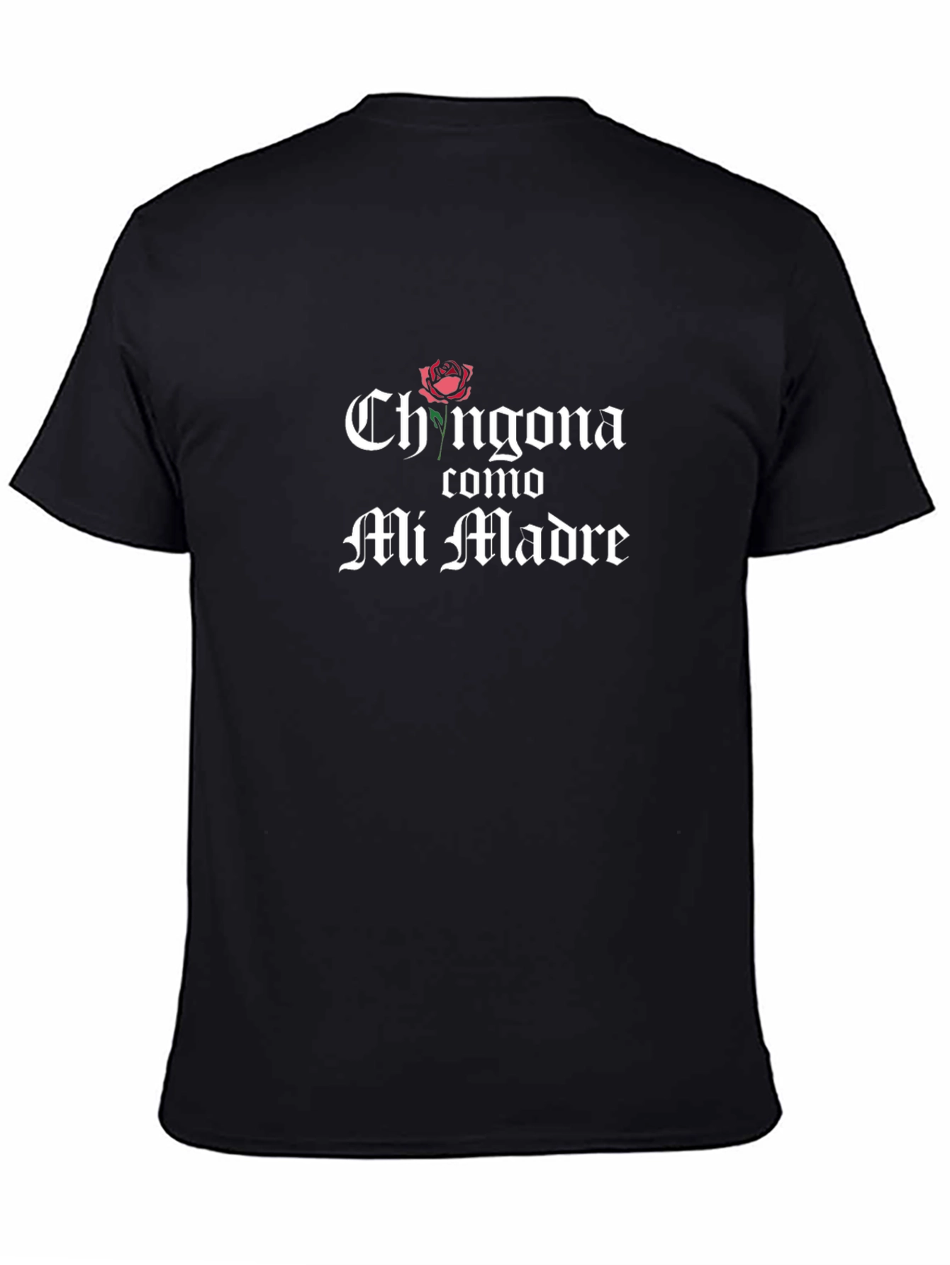 Chingona Como Mi Madre Graphic Tee - Black