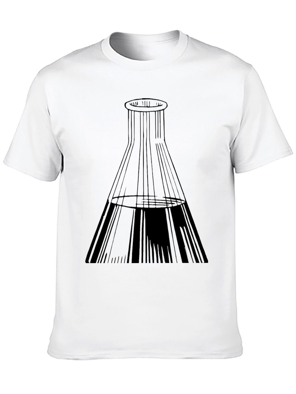 Science Beaker Graphic Tee - Black