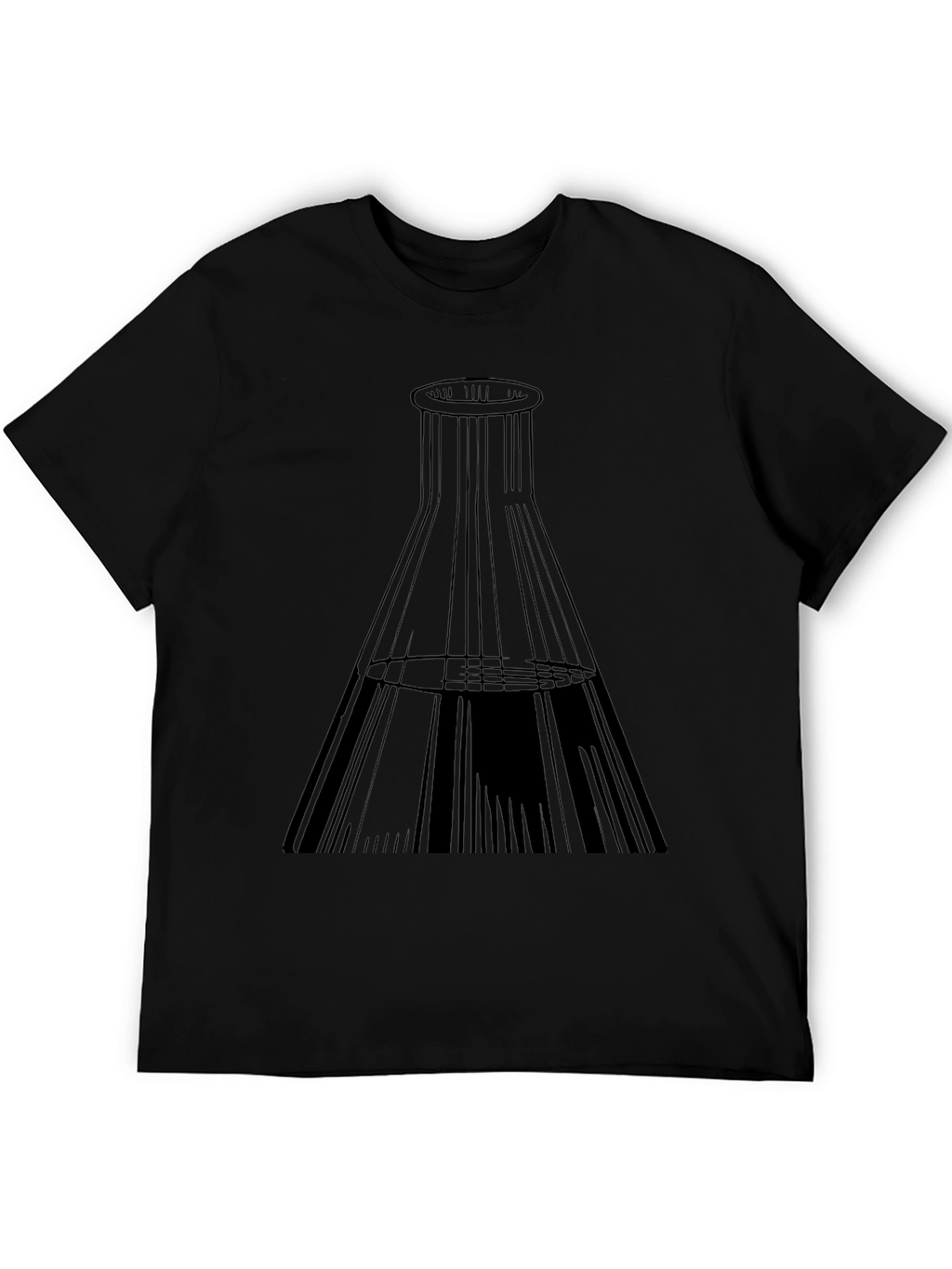 Science Beaker Graphic Tee - Black