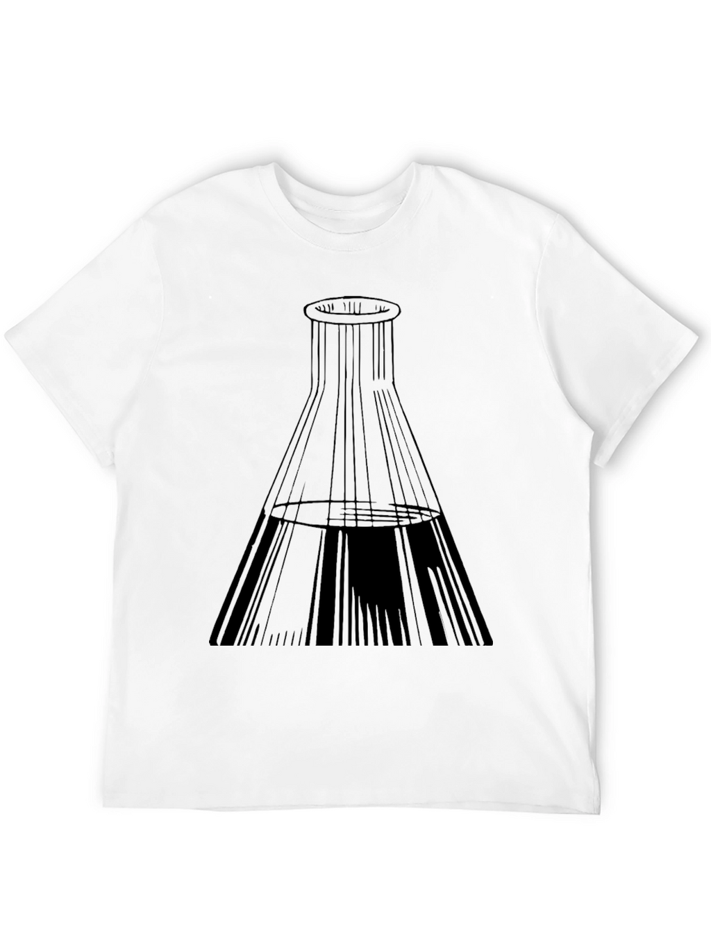 Science Beaker Graphic Tee - Black