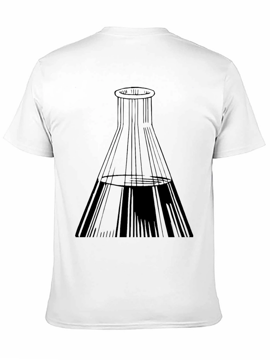 Science Beaker Graphic Tee - Black