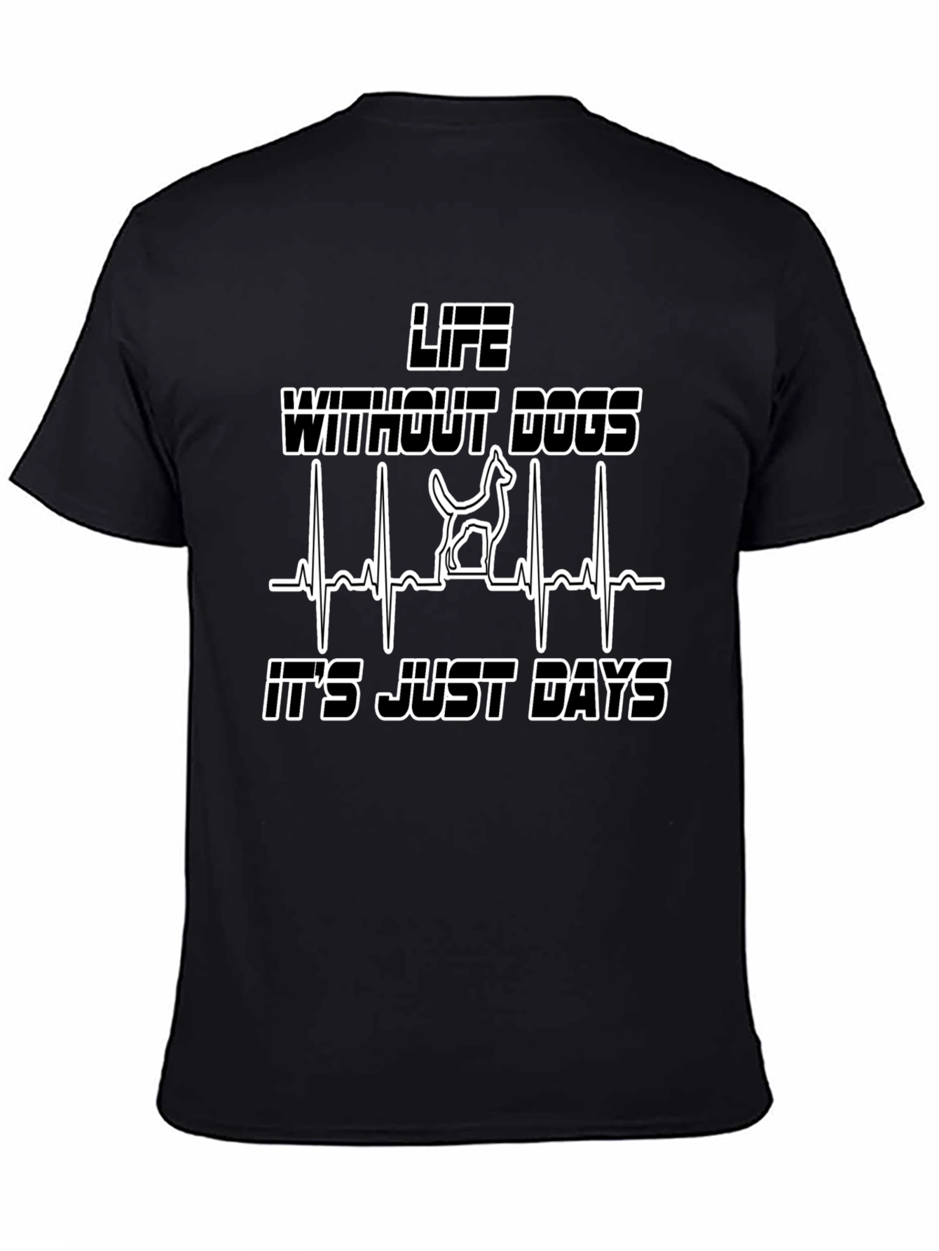 Life Without Dogs Heartbeat T-Shirt