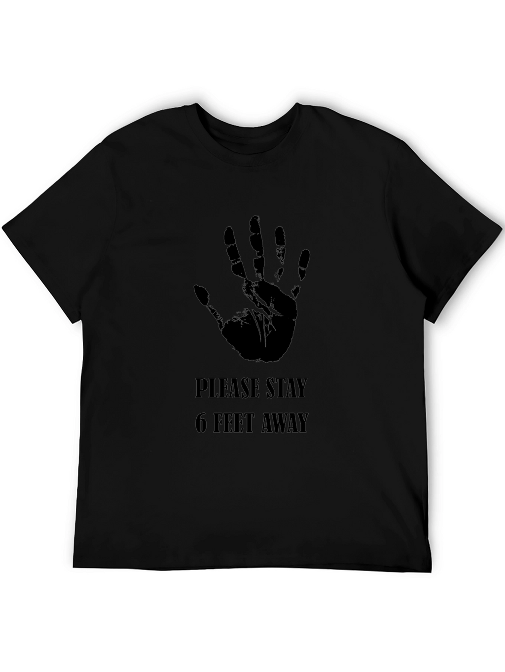 Stay Away Hand Print Graphic Tee
