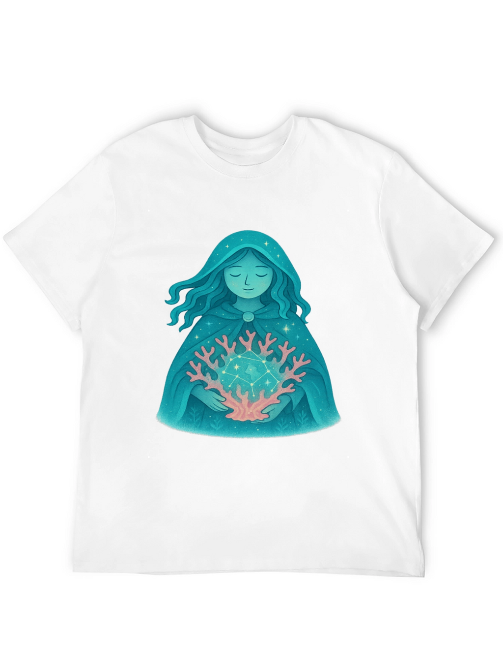 Celestial Sea Witch Graphic T-Shirt - Comfort Fit