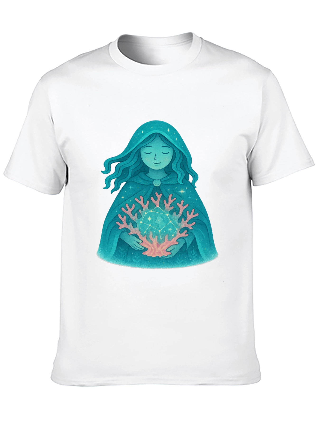 Celestial Sea Witch Graphic T-Shirt - Comfort Fit