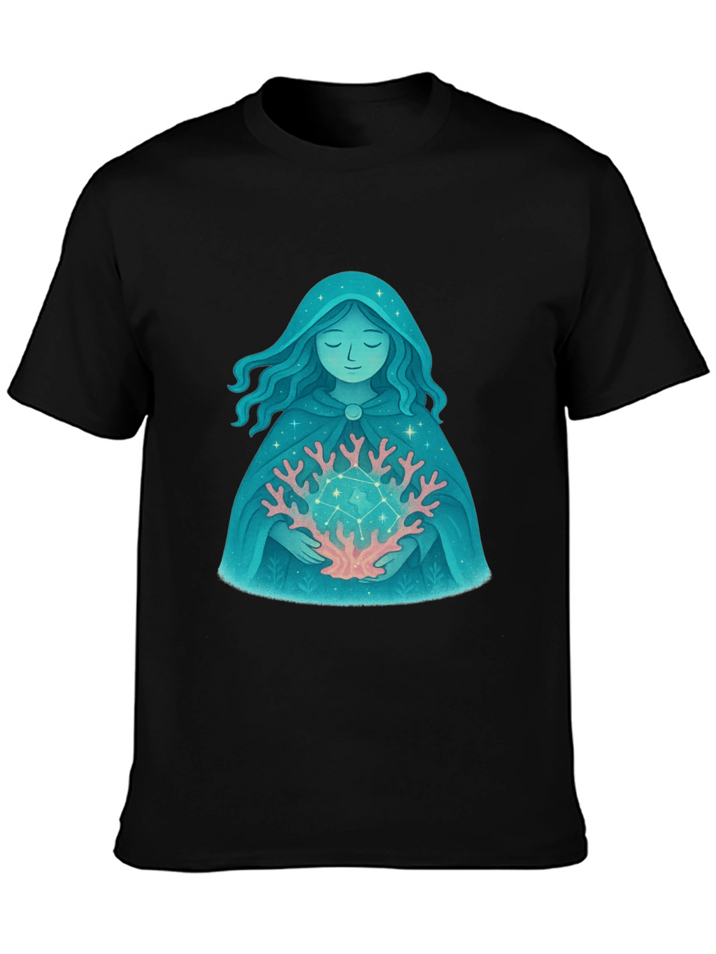 Celestial Sea Witch Graphic T-Shirt - Comfort Fit
